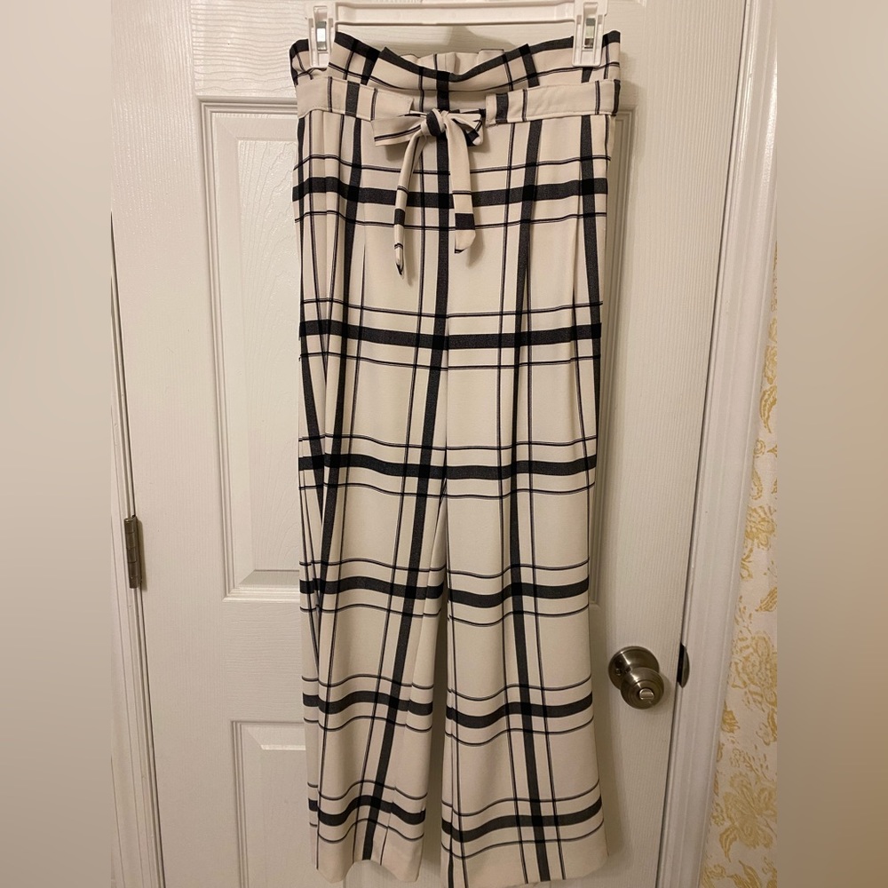 White & Black Slacks